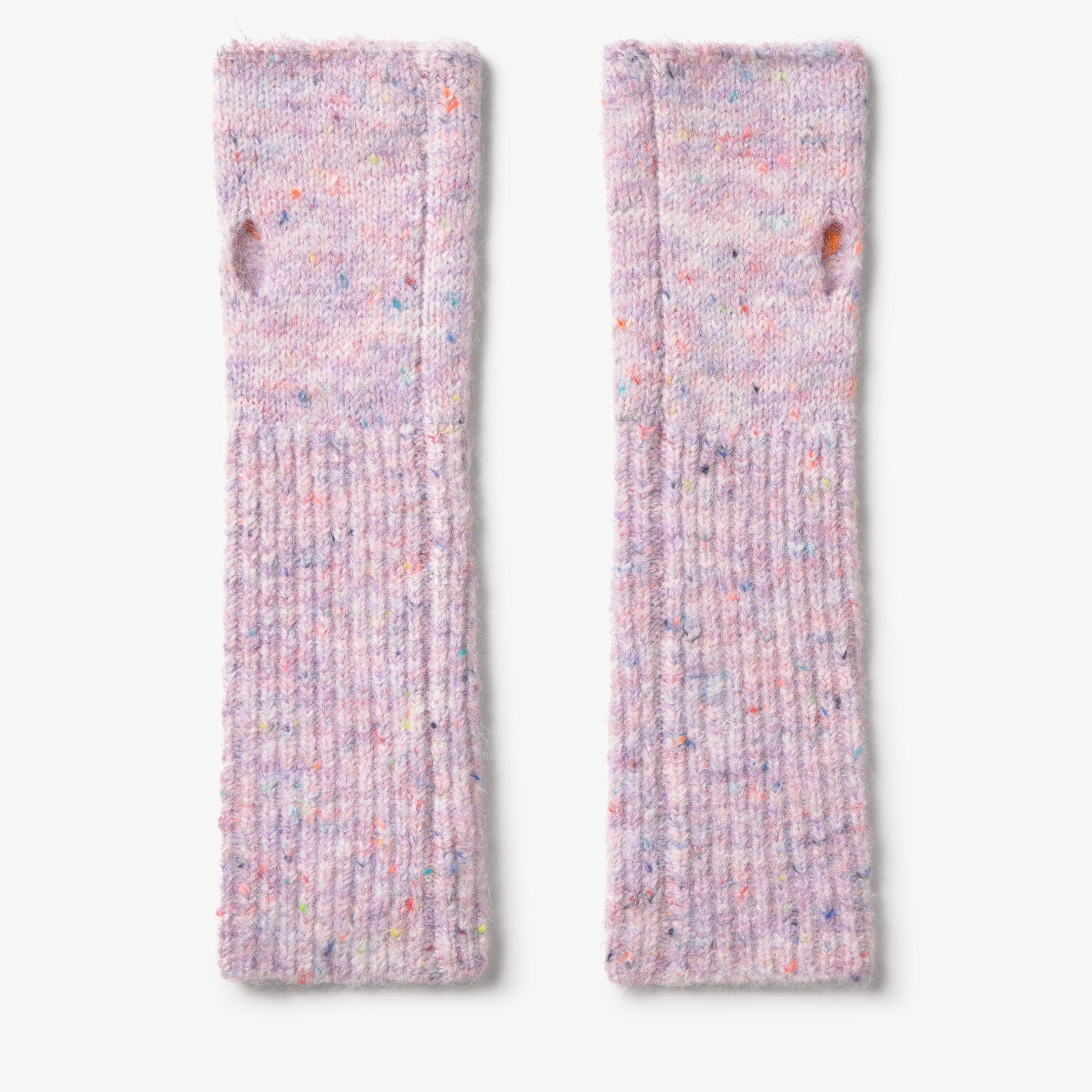Mauve knit Mittens TOUS Monogran