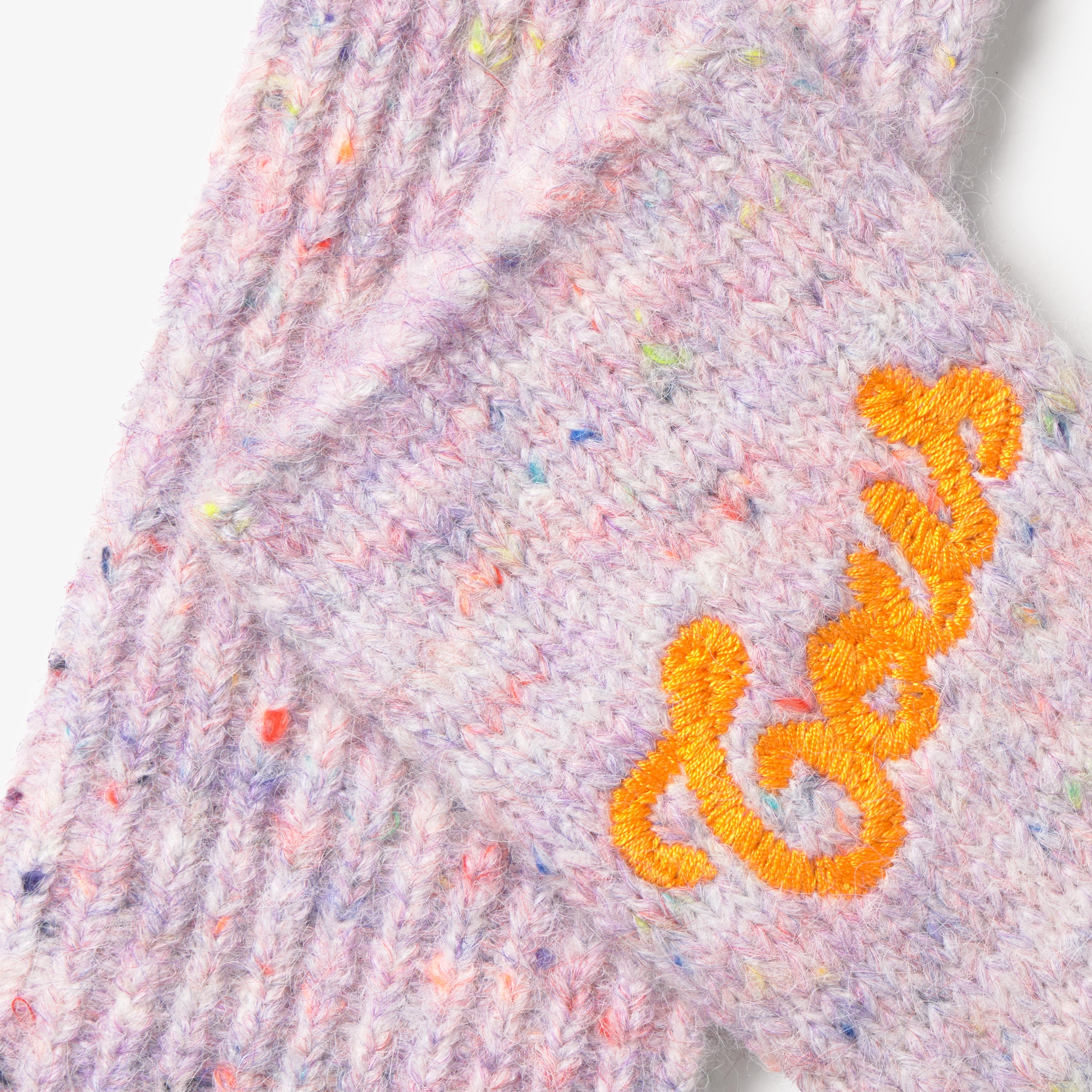 Mauve knit Mittens TOUS Monogran