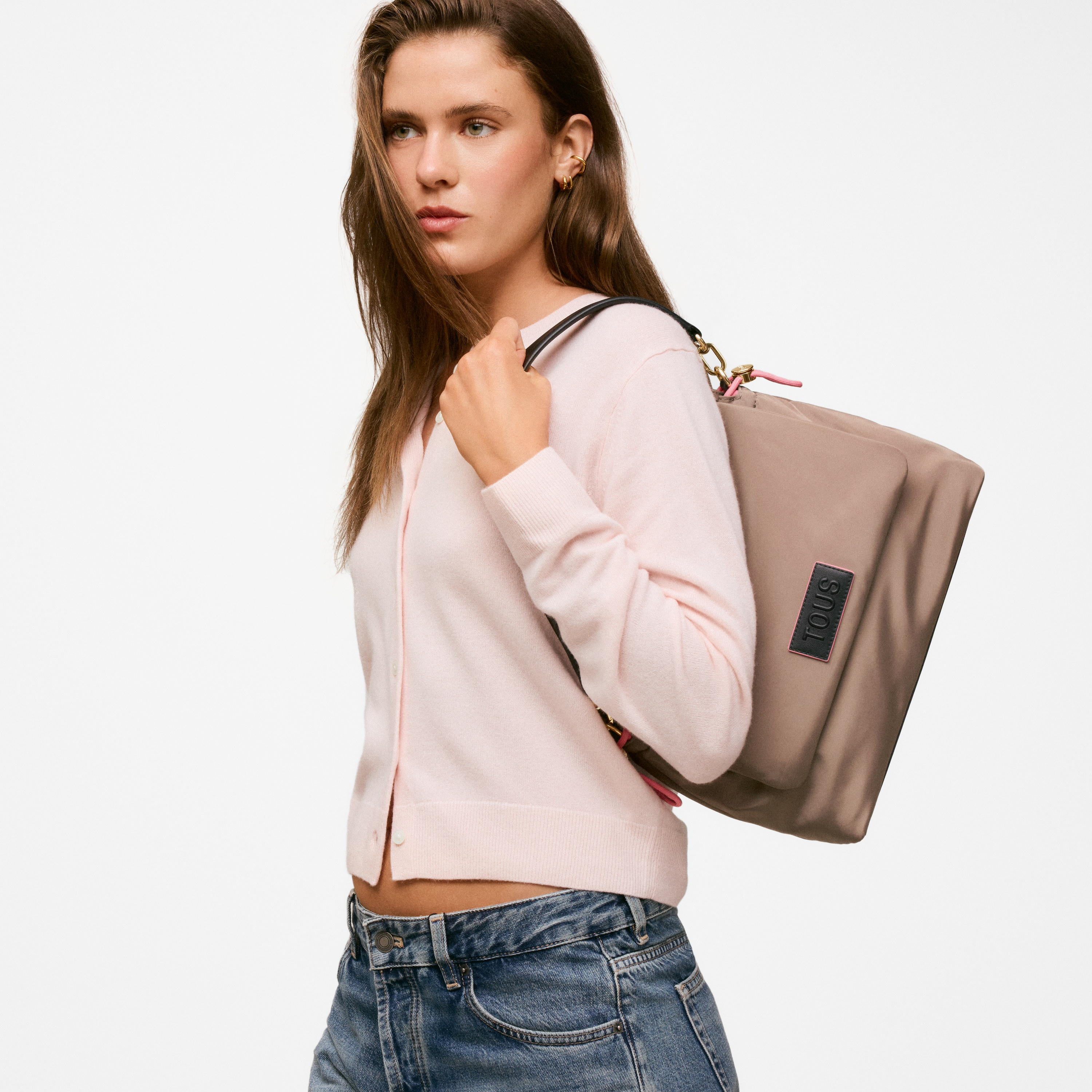 Taupe Crossbody bag TOUS Wonder Pulls