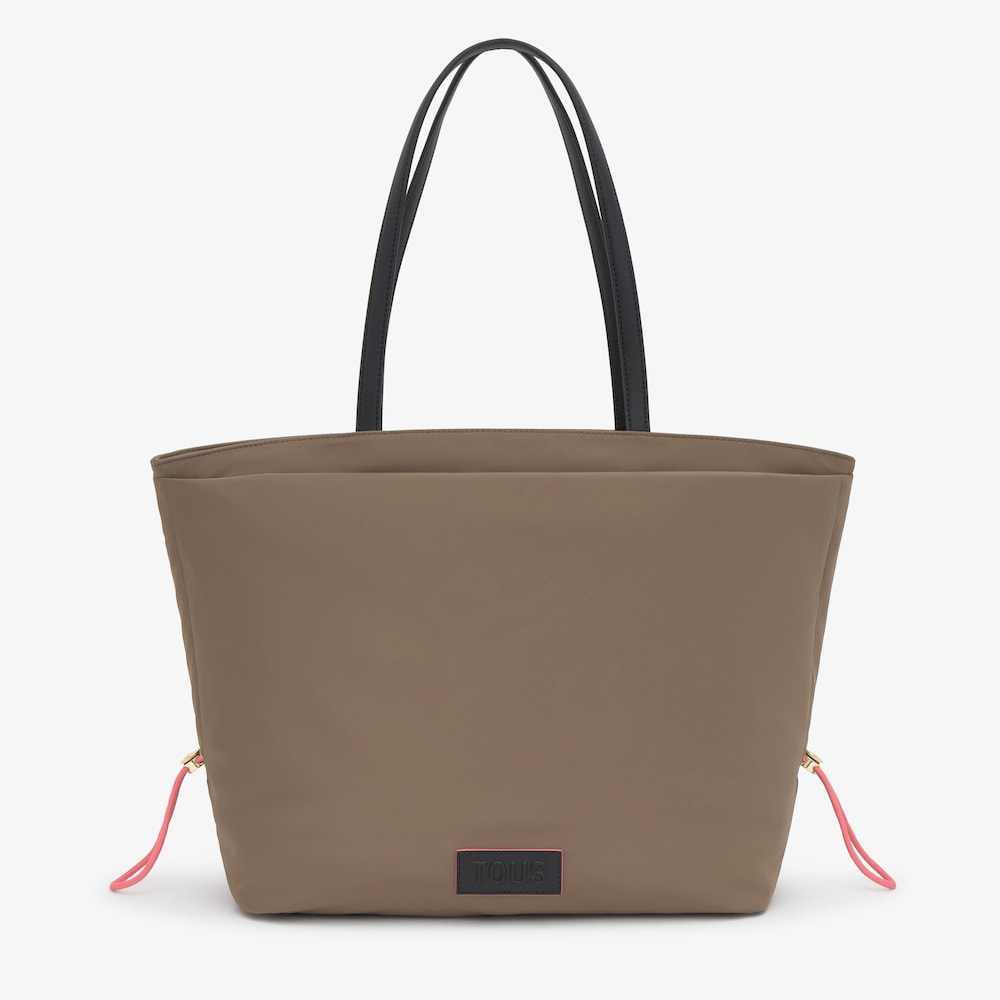 Large taupe-colored Tote bag TOUS Wonder Pulls