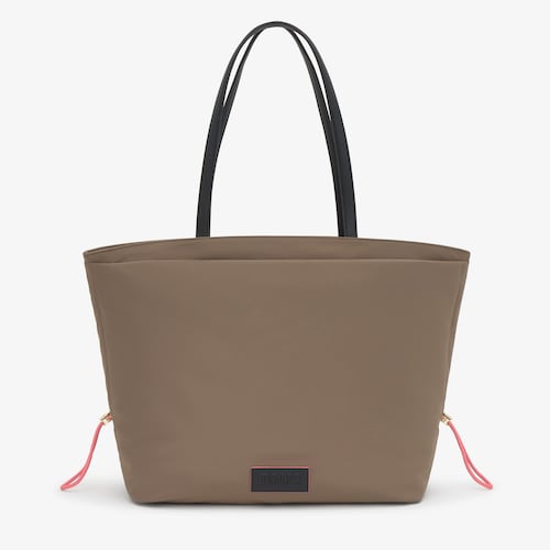 Large taupe-colored Tote bag TOUS Wonder Pulls
