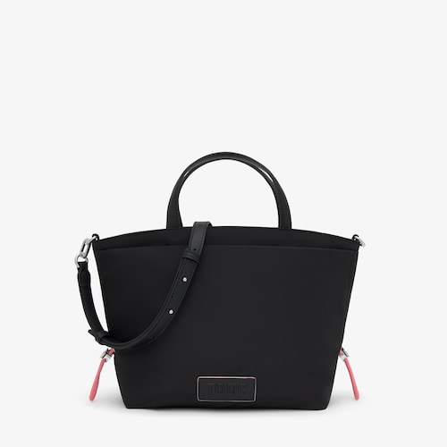 Capazo peque&ntilde;o negro TOUS Wonder Pulls