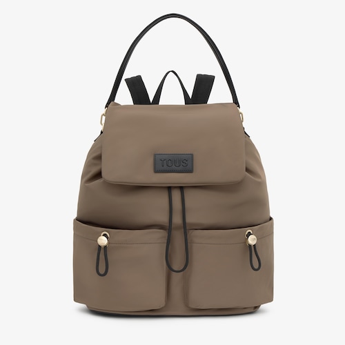 Taupe-colored Backpack TOUS Wonder Pulls
