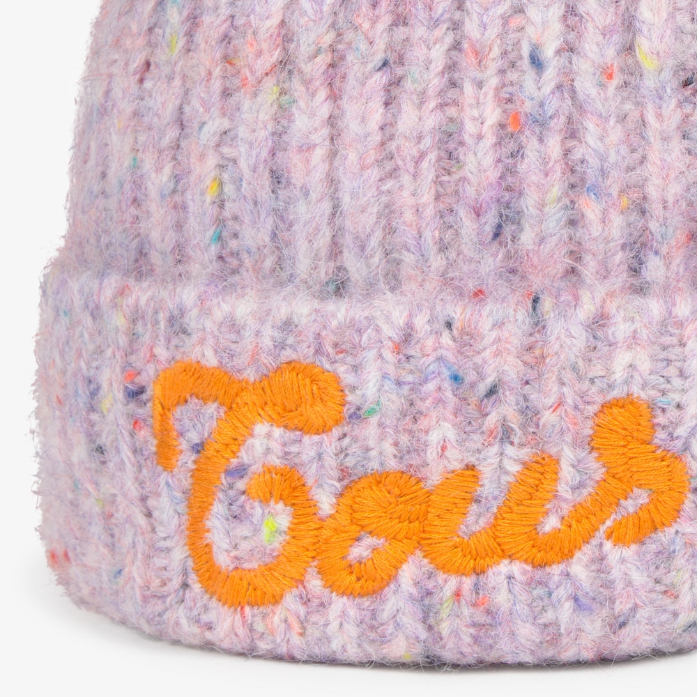 モーブカラーのニットビーニー TOUS Monogran