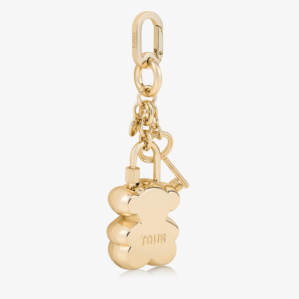 Llavero oso y llave dorado TOUS Bear lock