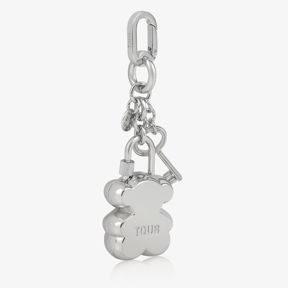 Llavero oso y llave plateado TOUS Bear lock