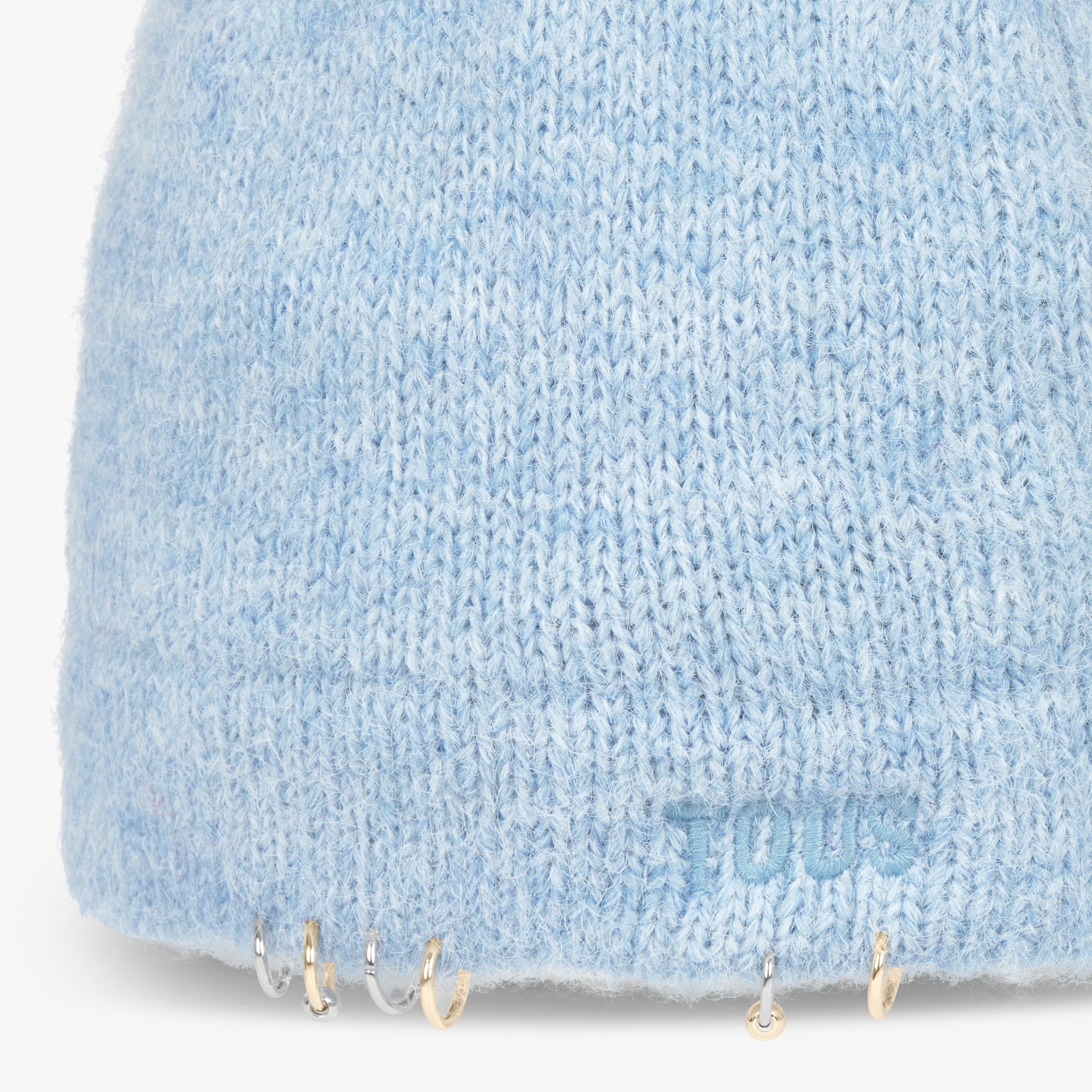 Blue knit Beanie TOUS Earrings