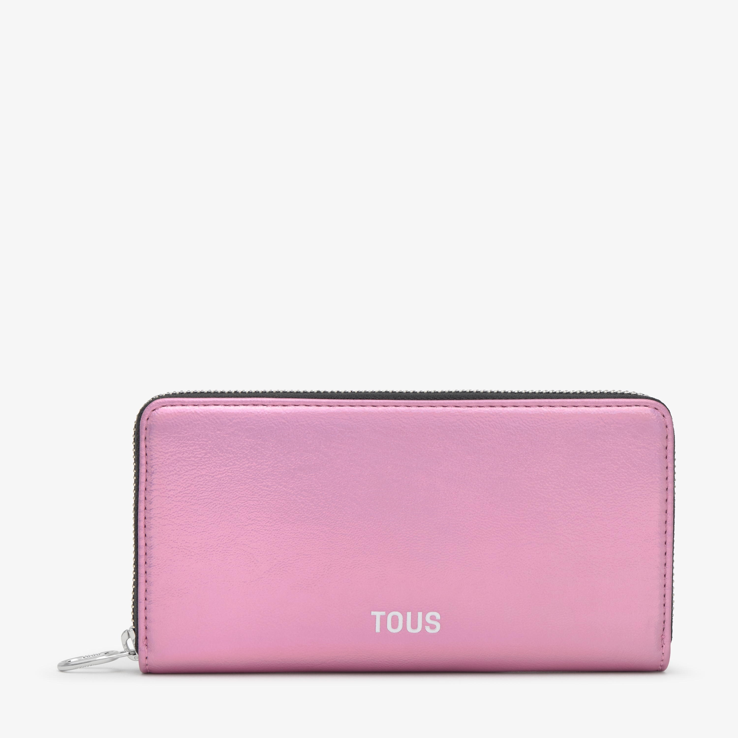 Medium metalized pink Wallet TOUS New Dorp | TOUS