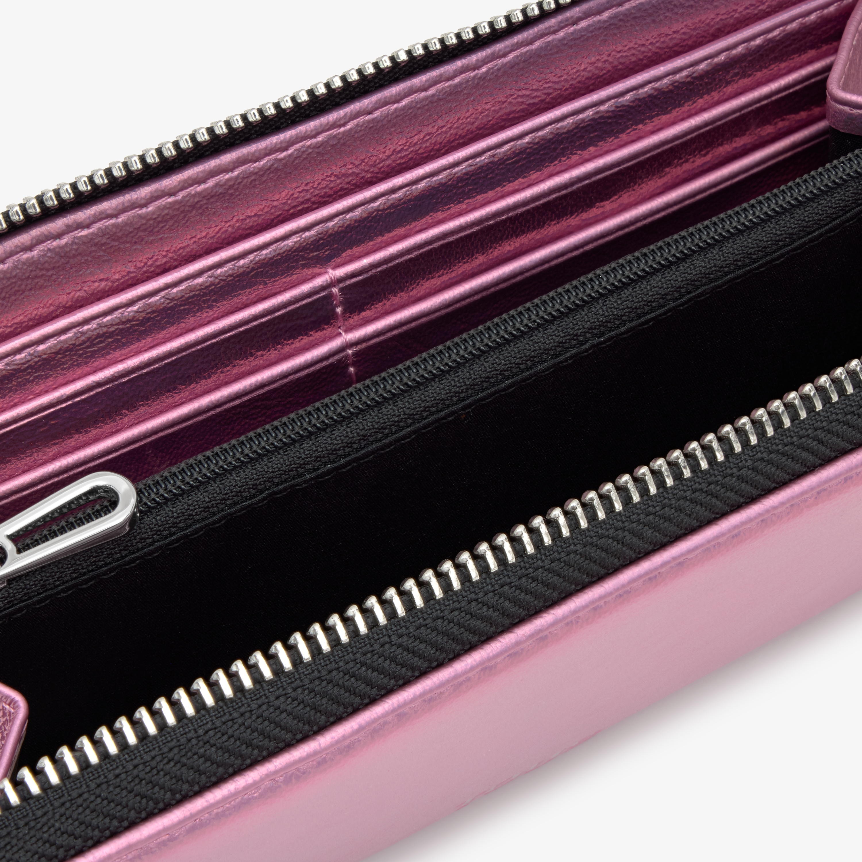 Medium metalized pink Wallet TOUS New Dorp