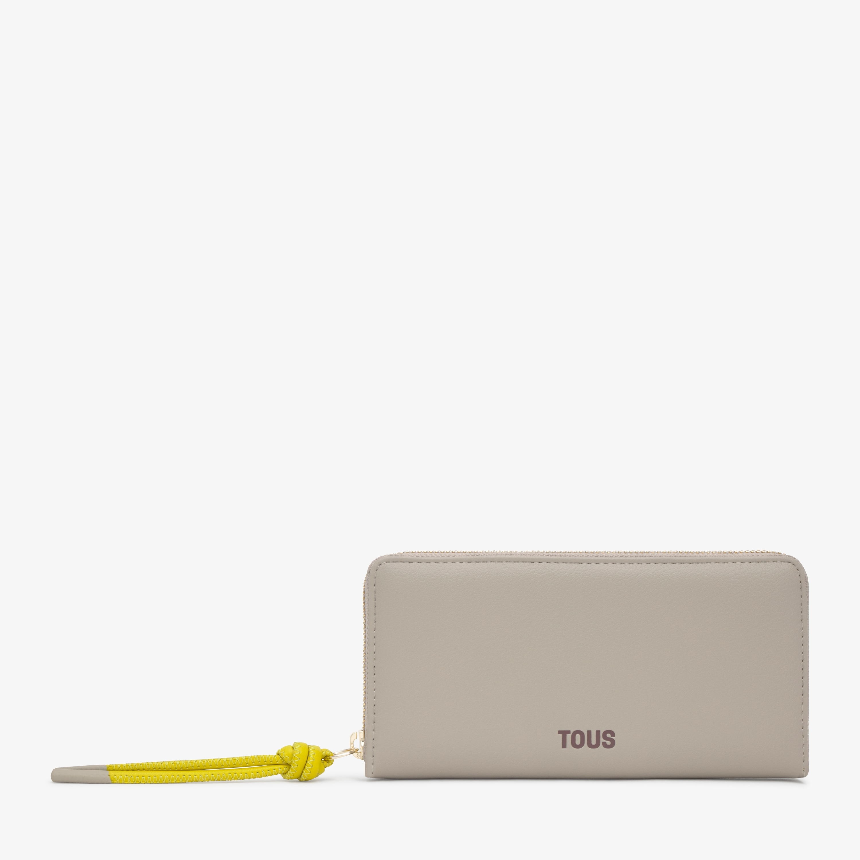 Medium taupe-mustard-colored Wallet TOUS New Dorp