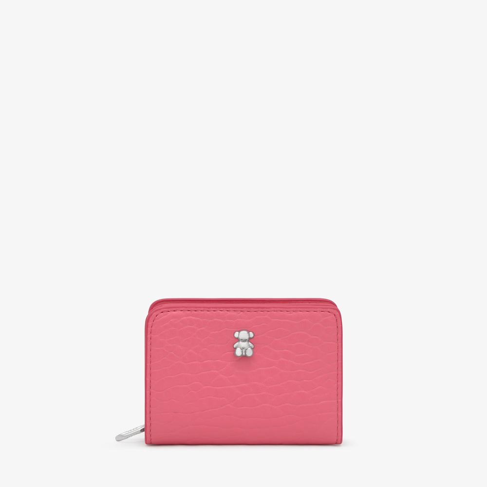 Billetera mediana doble fucsia New Dorp