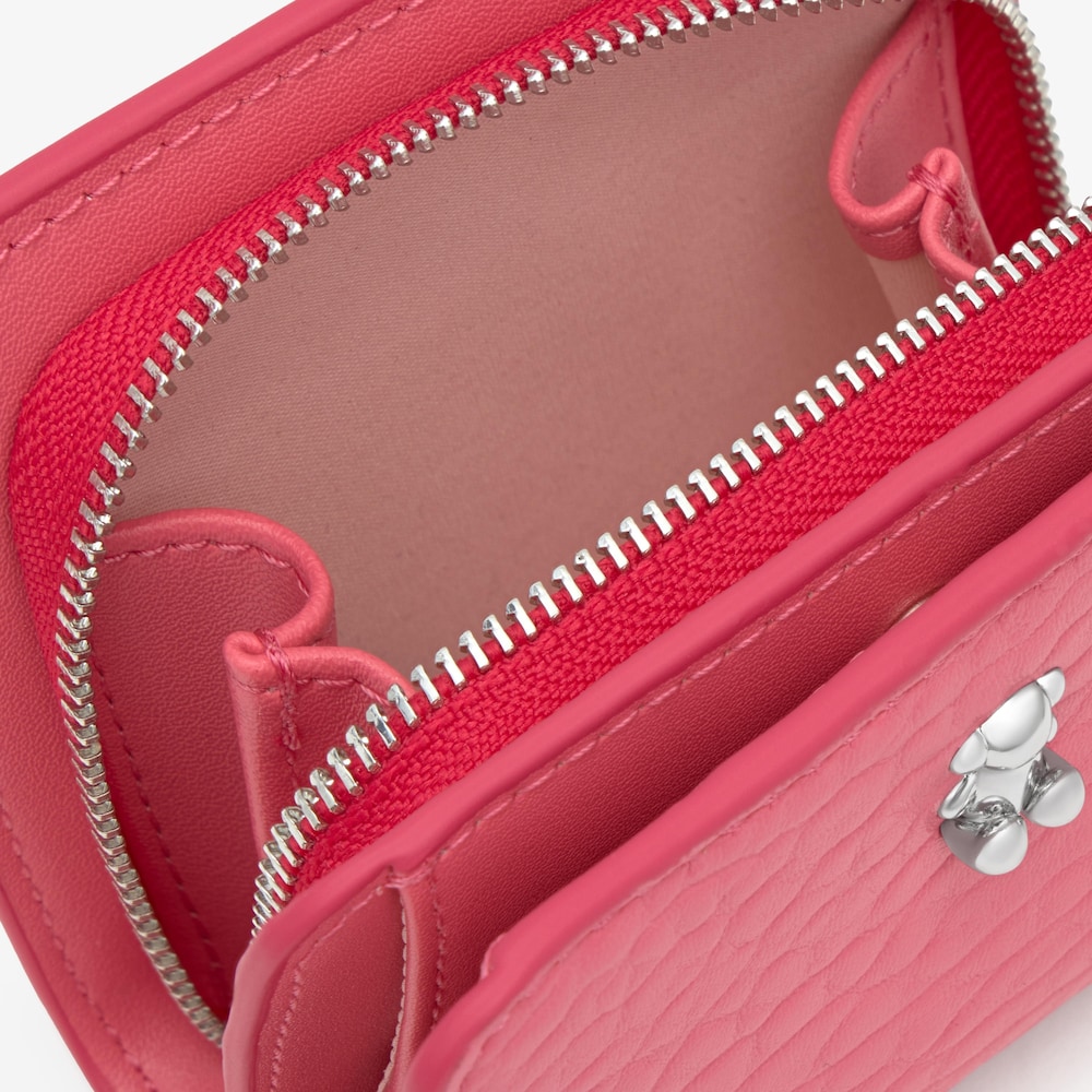 Billetera mediana doble fucsia New Dorp
