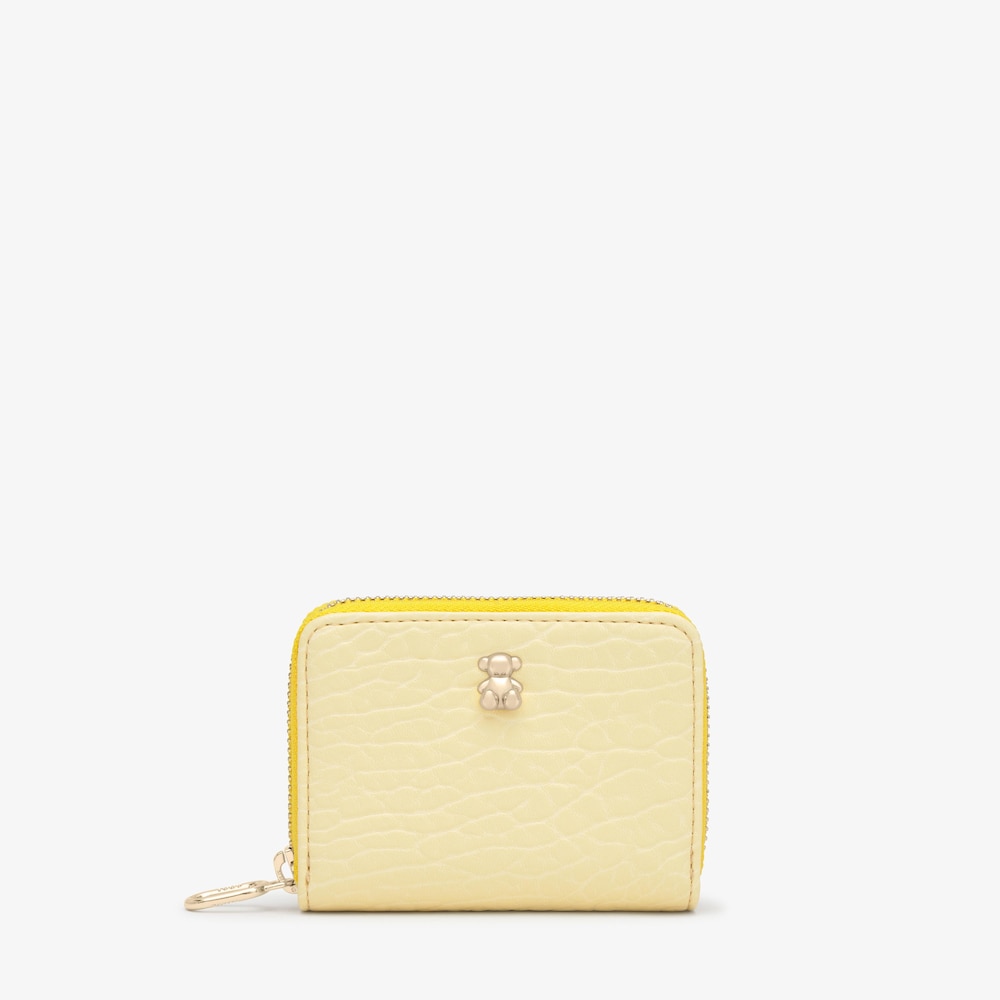 Monedero mediano amarillo New Dorp