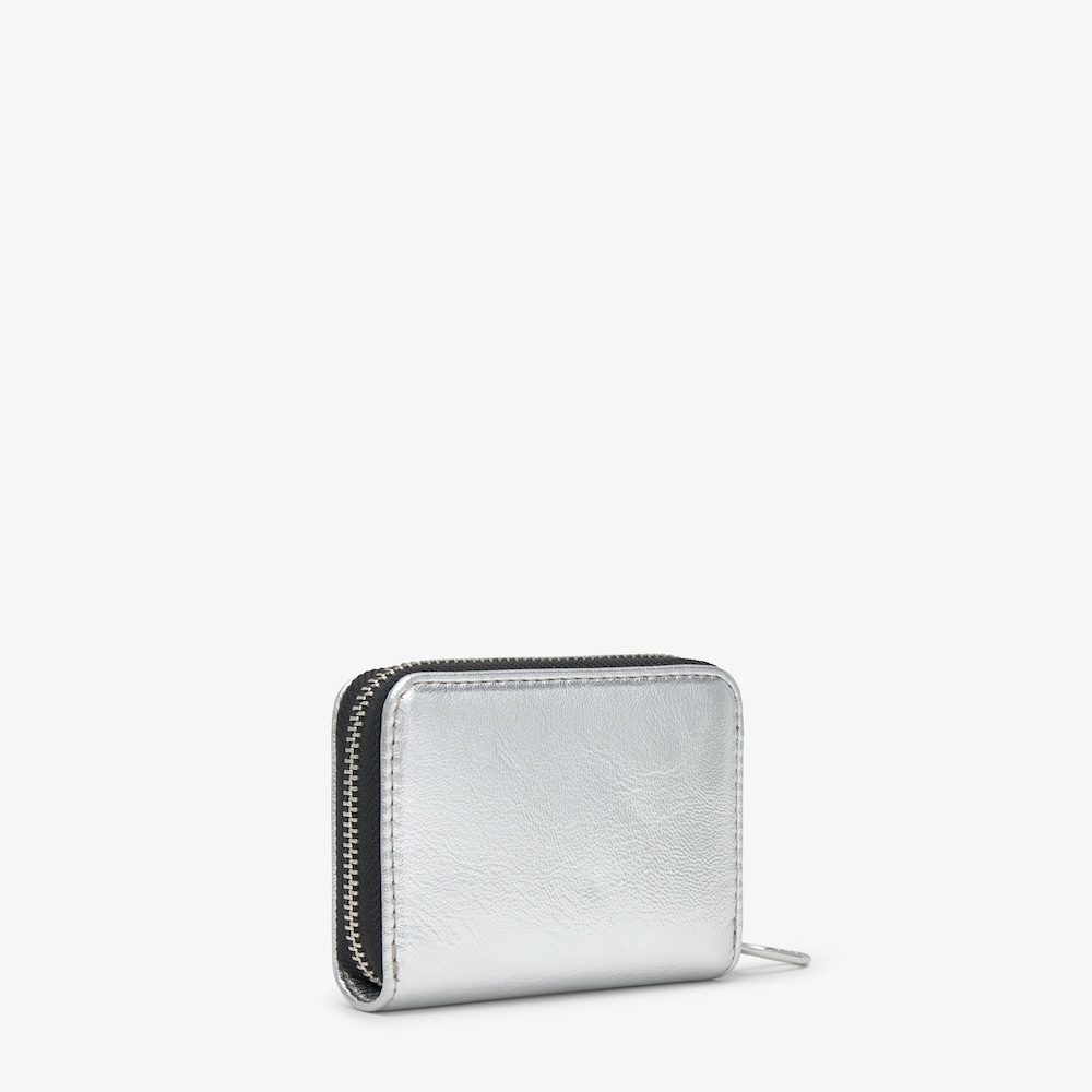 Monedero mediano plateado New Dorp