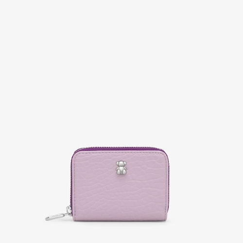 Monedero mediano malva New Dorp