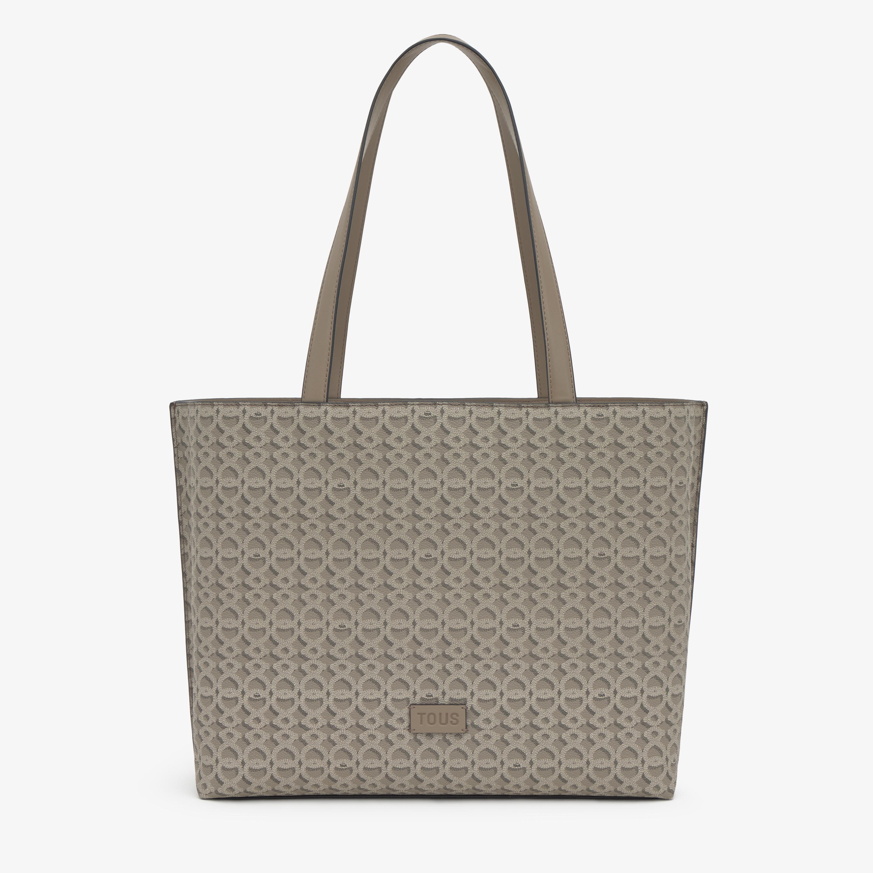 Large taupe Tote bag TOUS Infinity