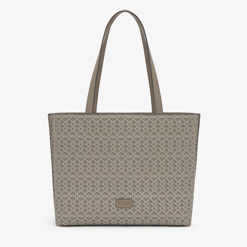 Large taupe Tote bag TOUS Infinity