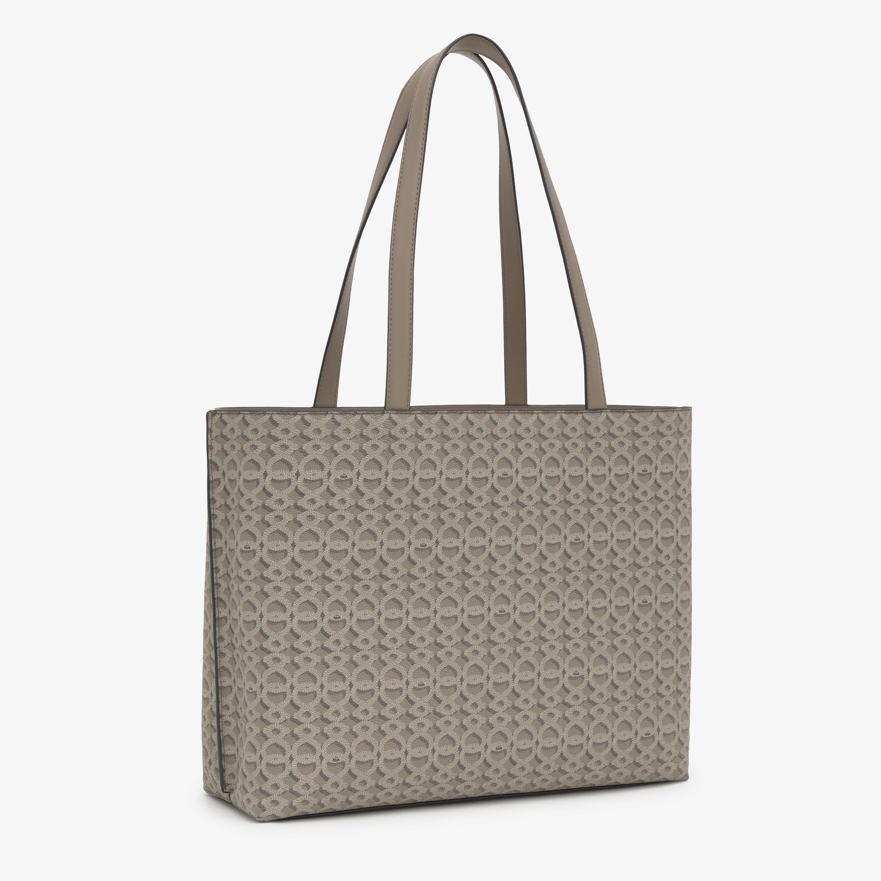 Large taupe Tote bag TOUS Infinity