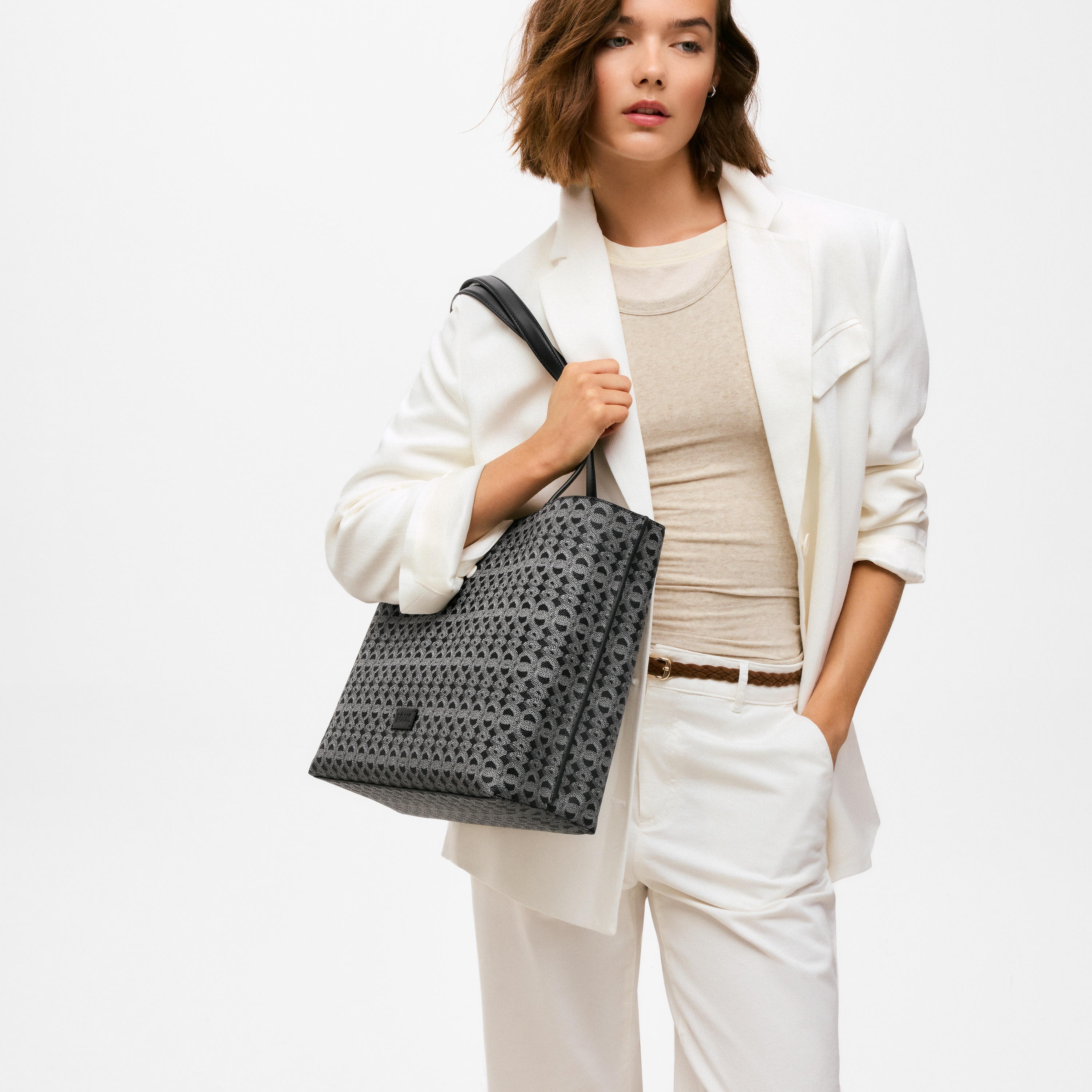 Large black Tote bag TOUS Infinity