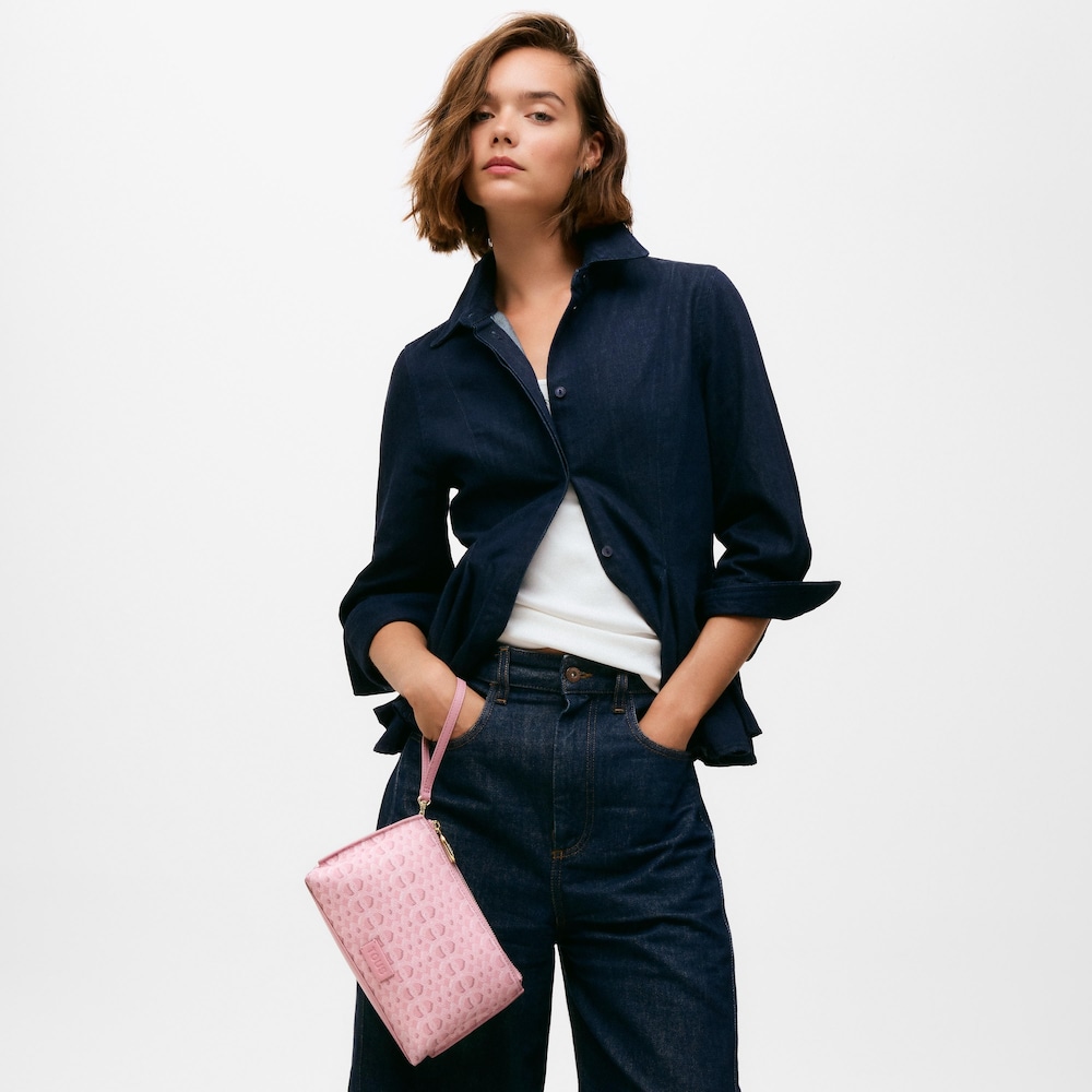 Pink Clutch bag TOUS Infinity