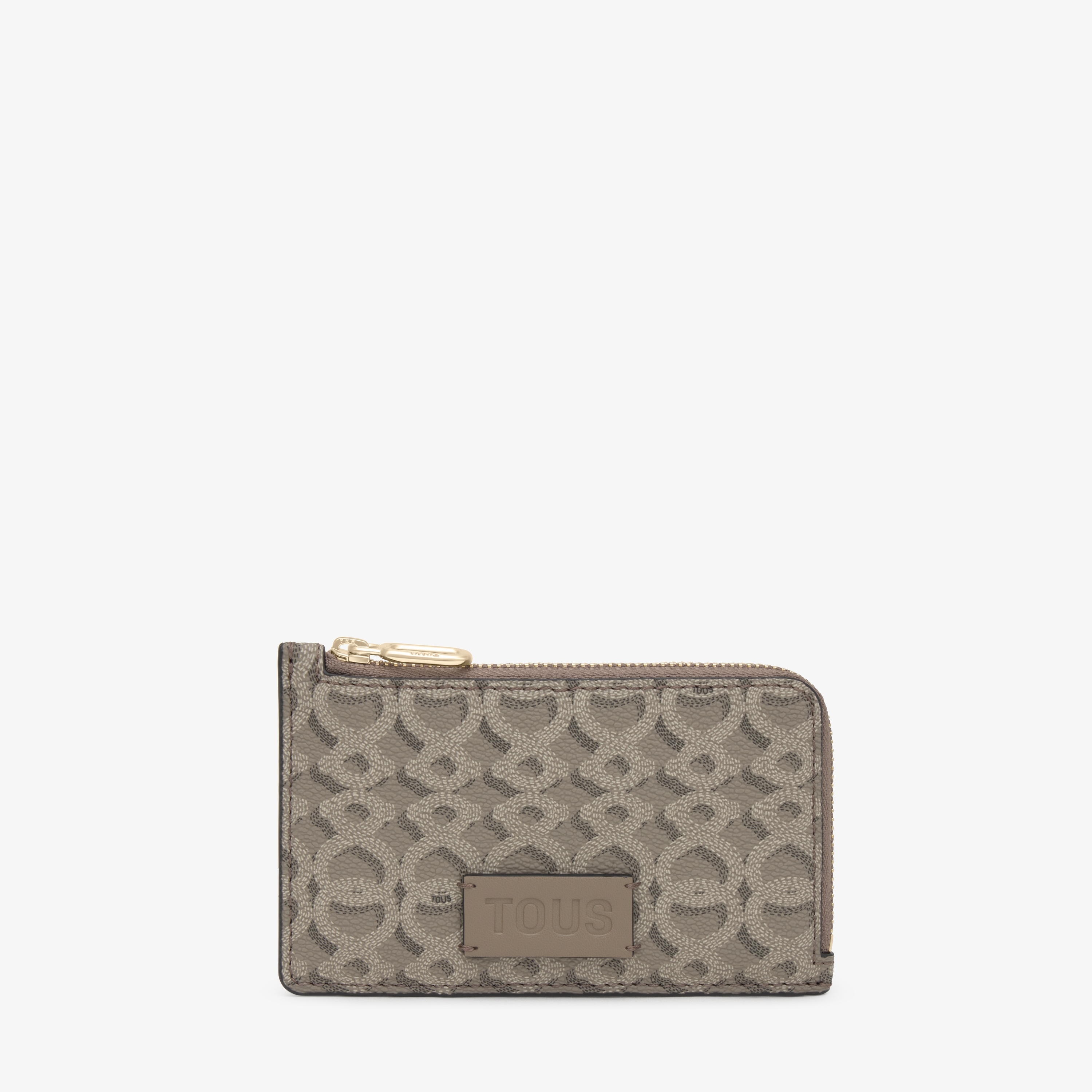 Taupe Change purse-cardholder TOUS Infinity