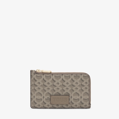 Taupe Change purse-cardholder TOUS Infinity