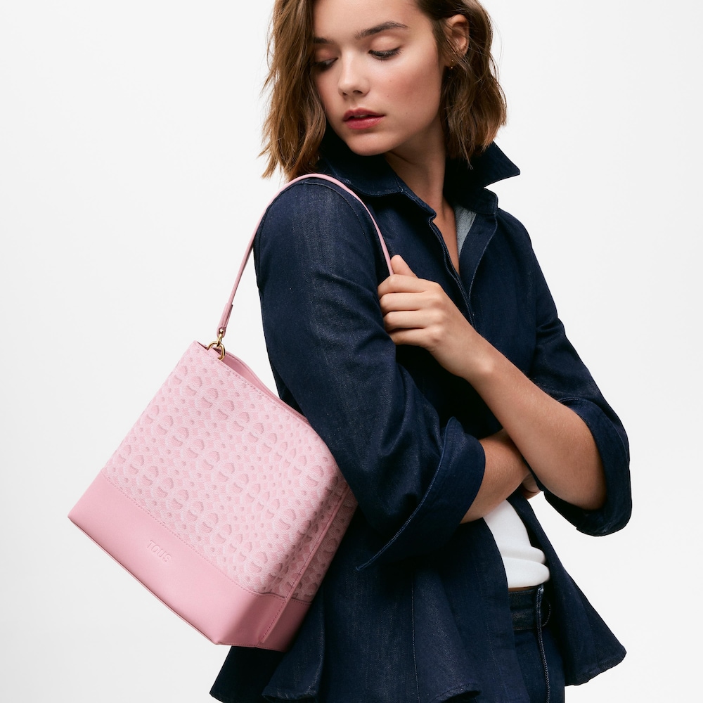 Medium pink Bucket bag TOUS Infinity