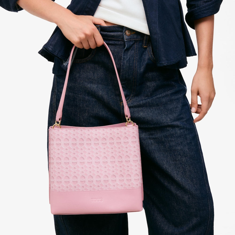 Medium pink Bucket bag TOUS Infinity