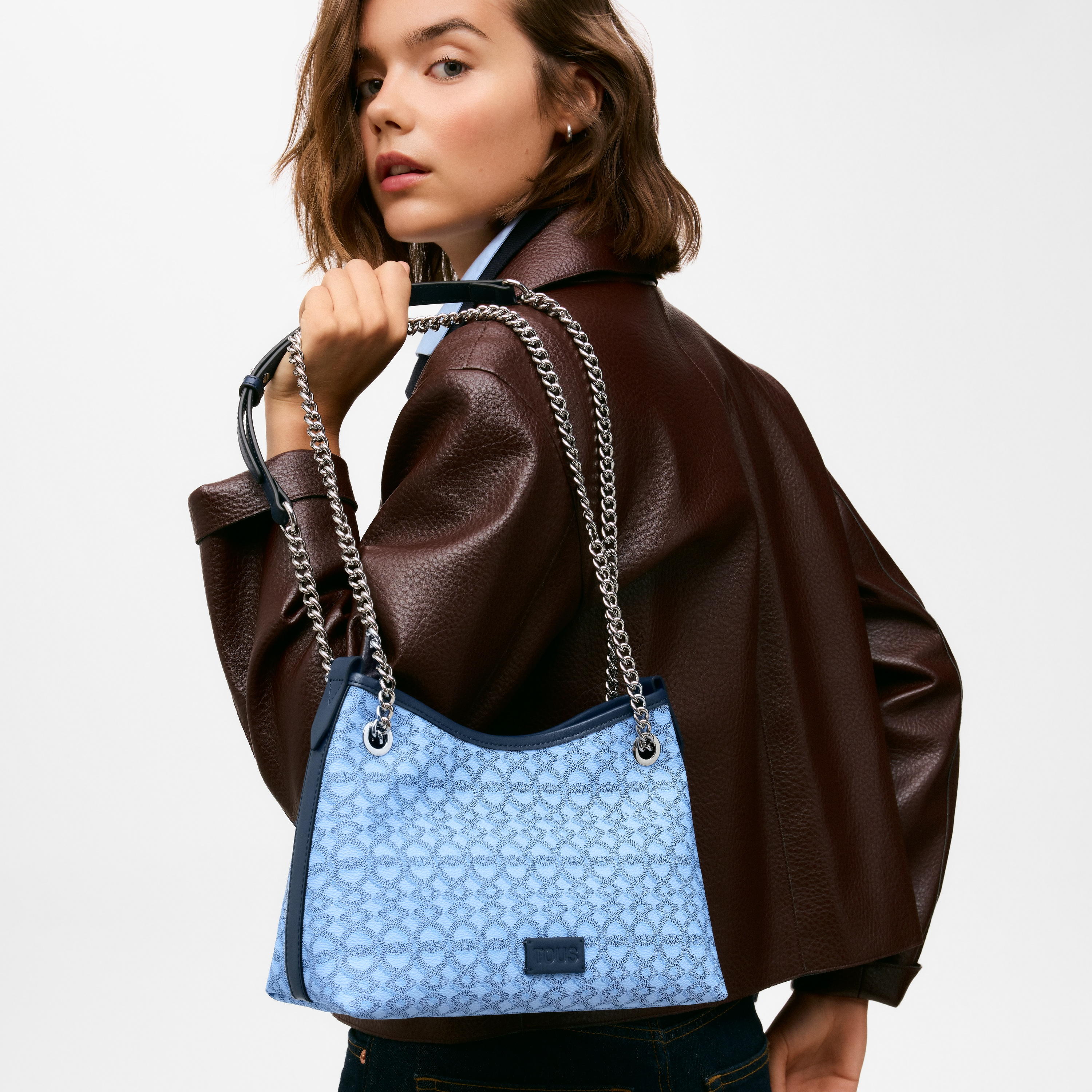 Medium blue Crossbody bag TOUS Infinity