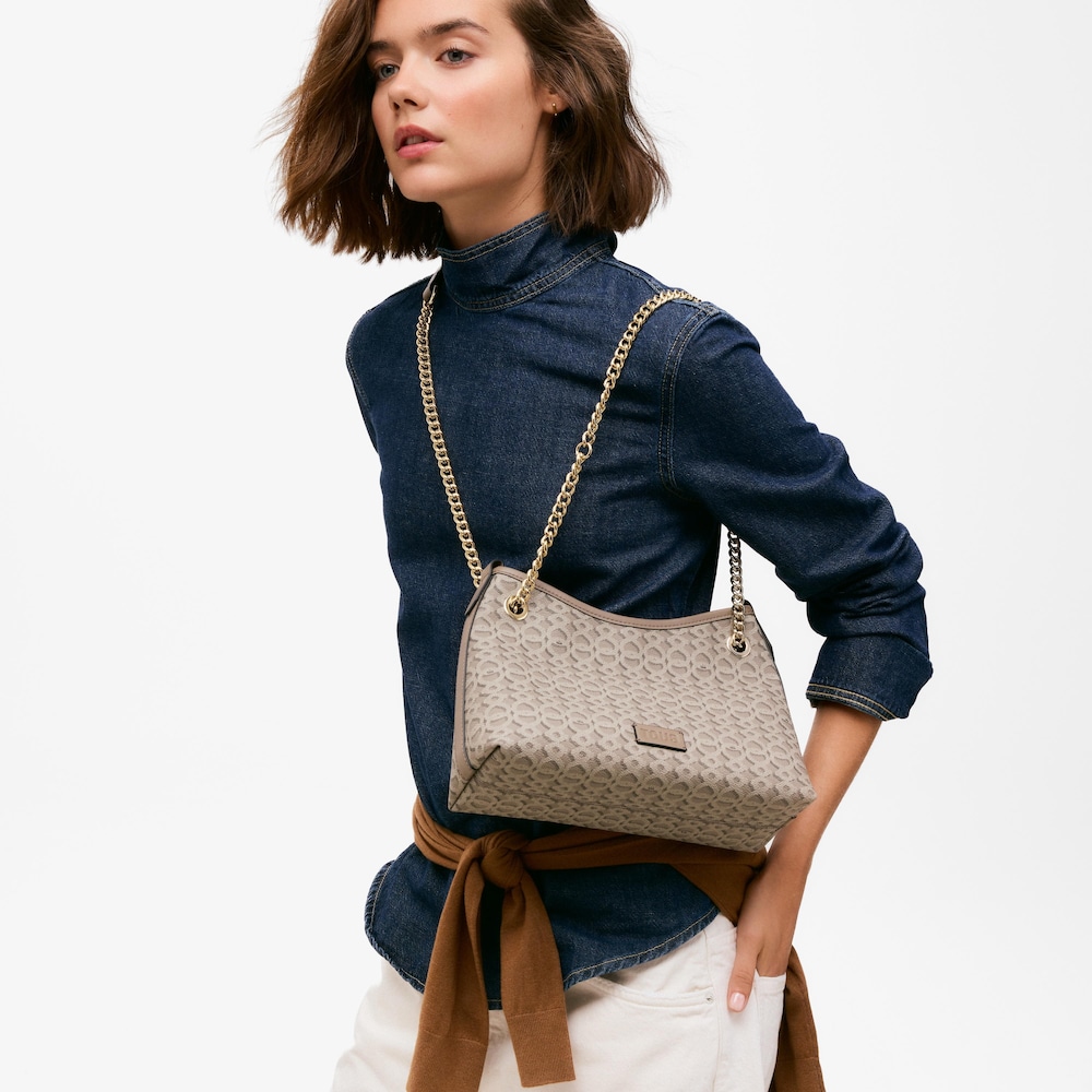 Medium taupe Crossbody bag TOUS Infinity
