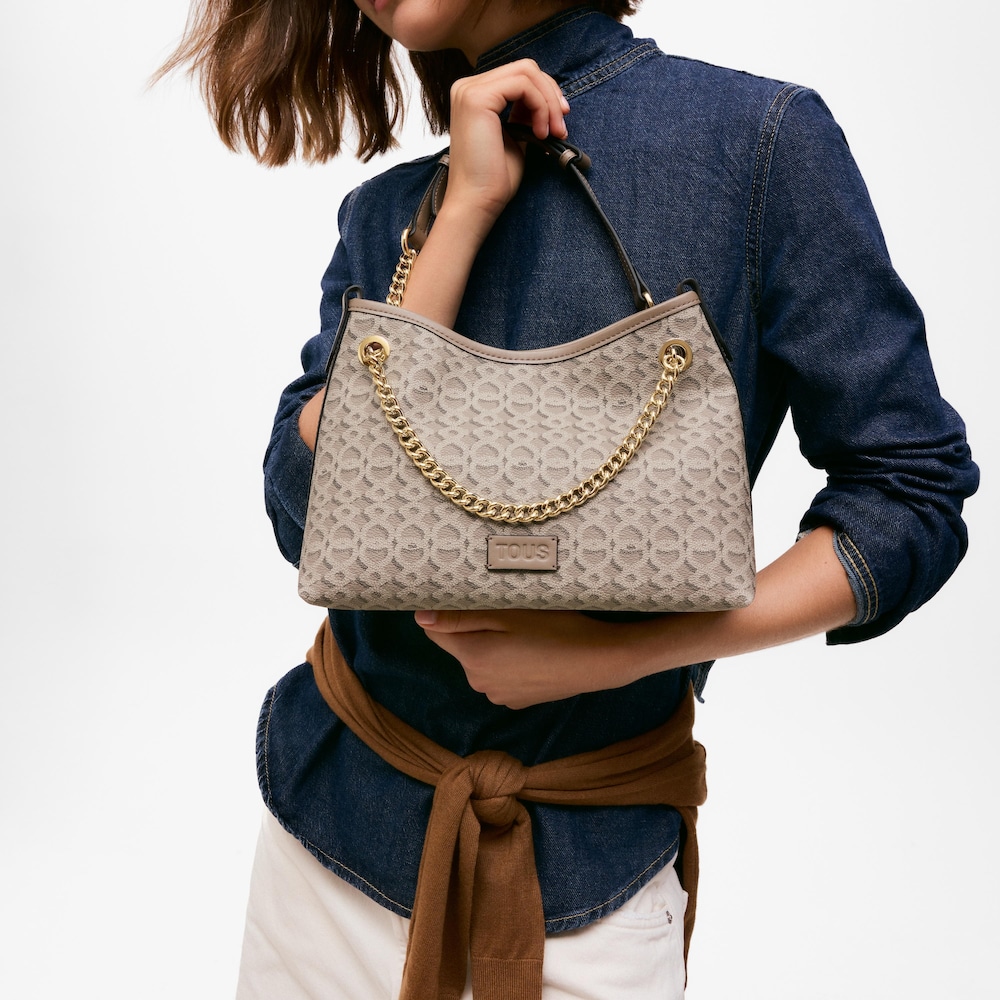 Medium taupe Crossbody bag TOUS Infinity