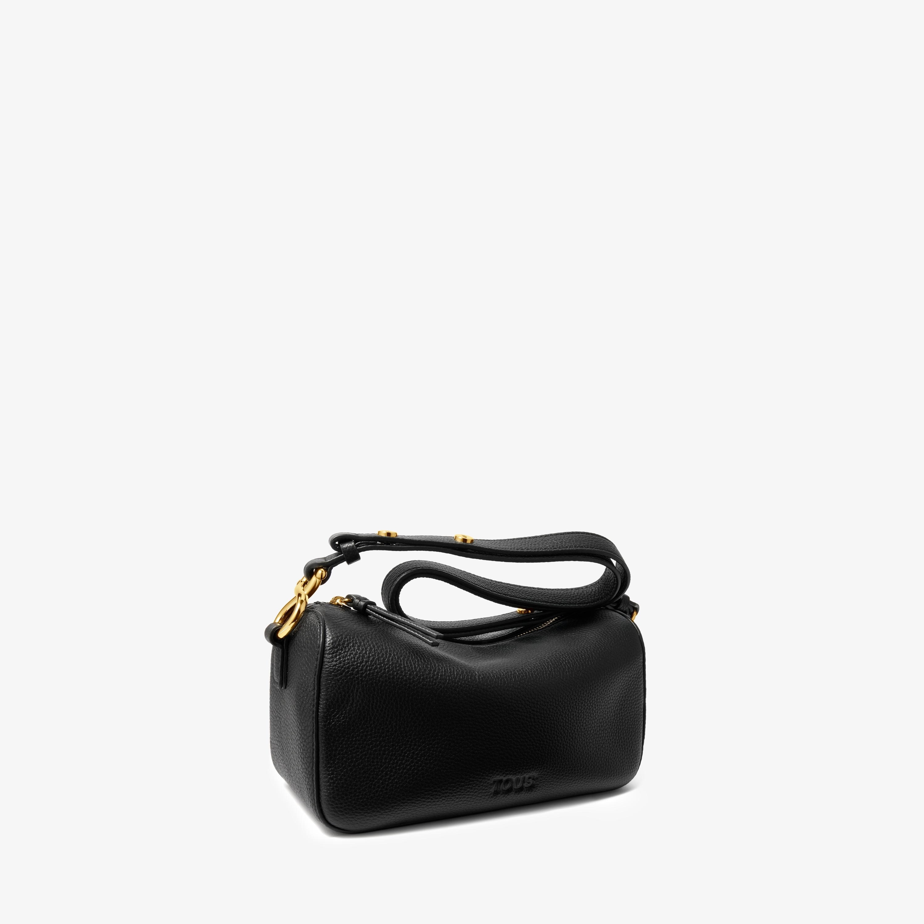 Black leather Crossbody bag TOUS Infinity