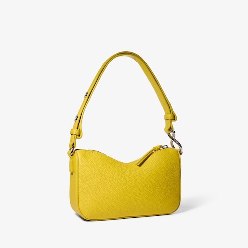 Mustard-colored leather Shoulder bag TOUS Infinity