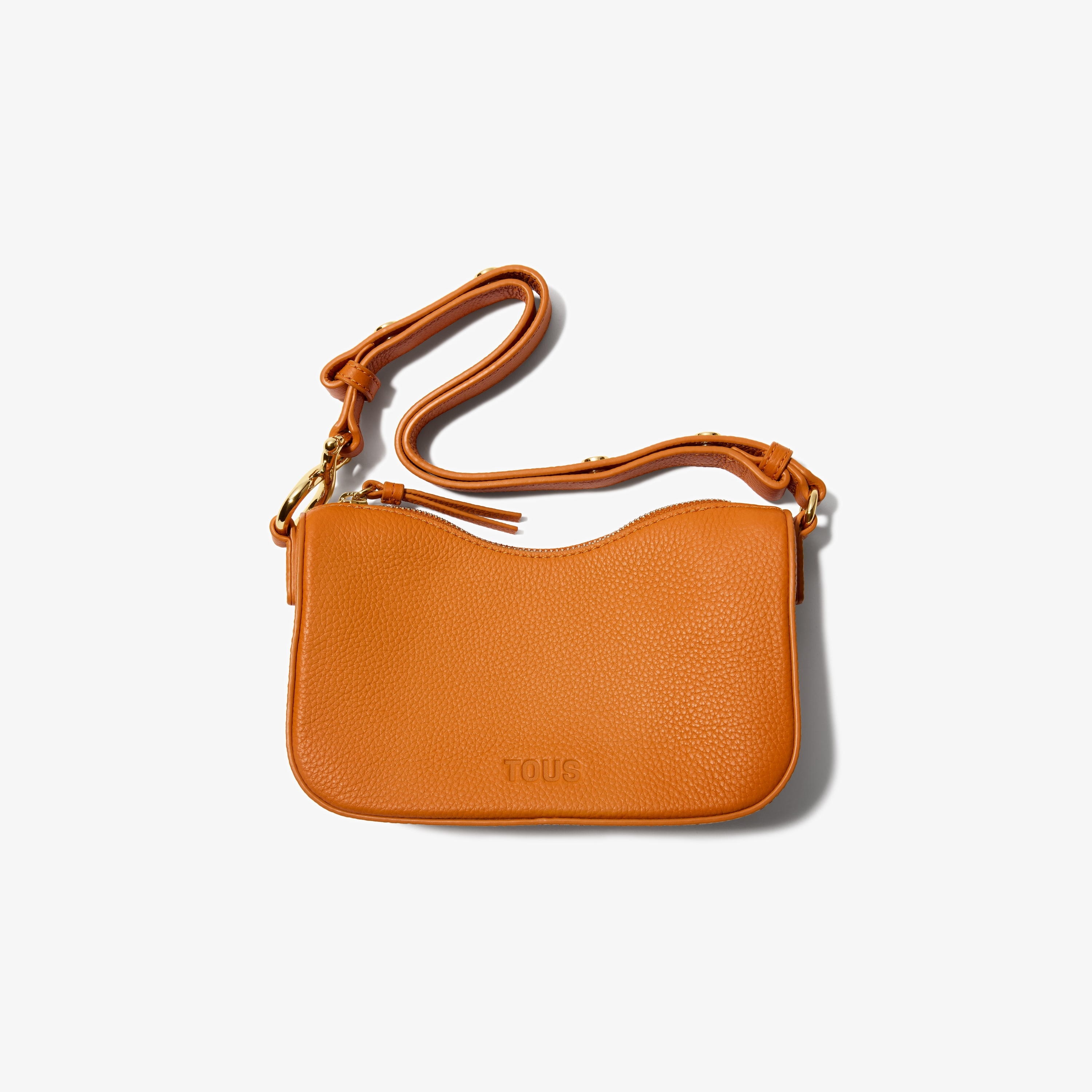 Orange leather Shoulder bag TOUS Infinity