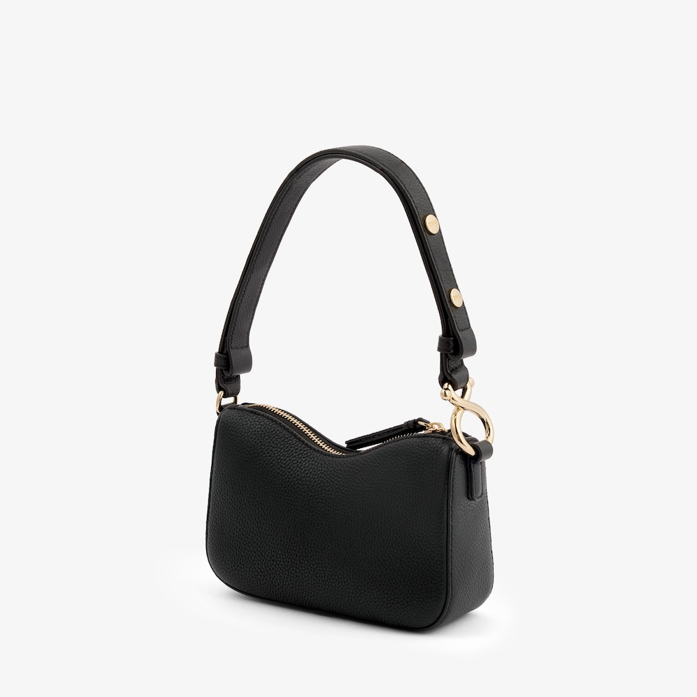 Bolso de hombro en piel negra TOUS Infinity