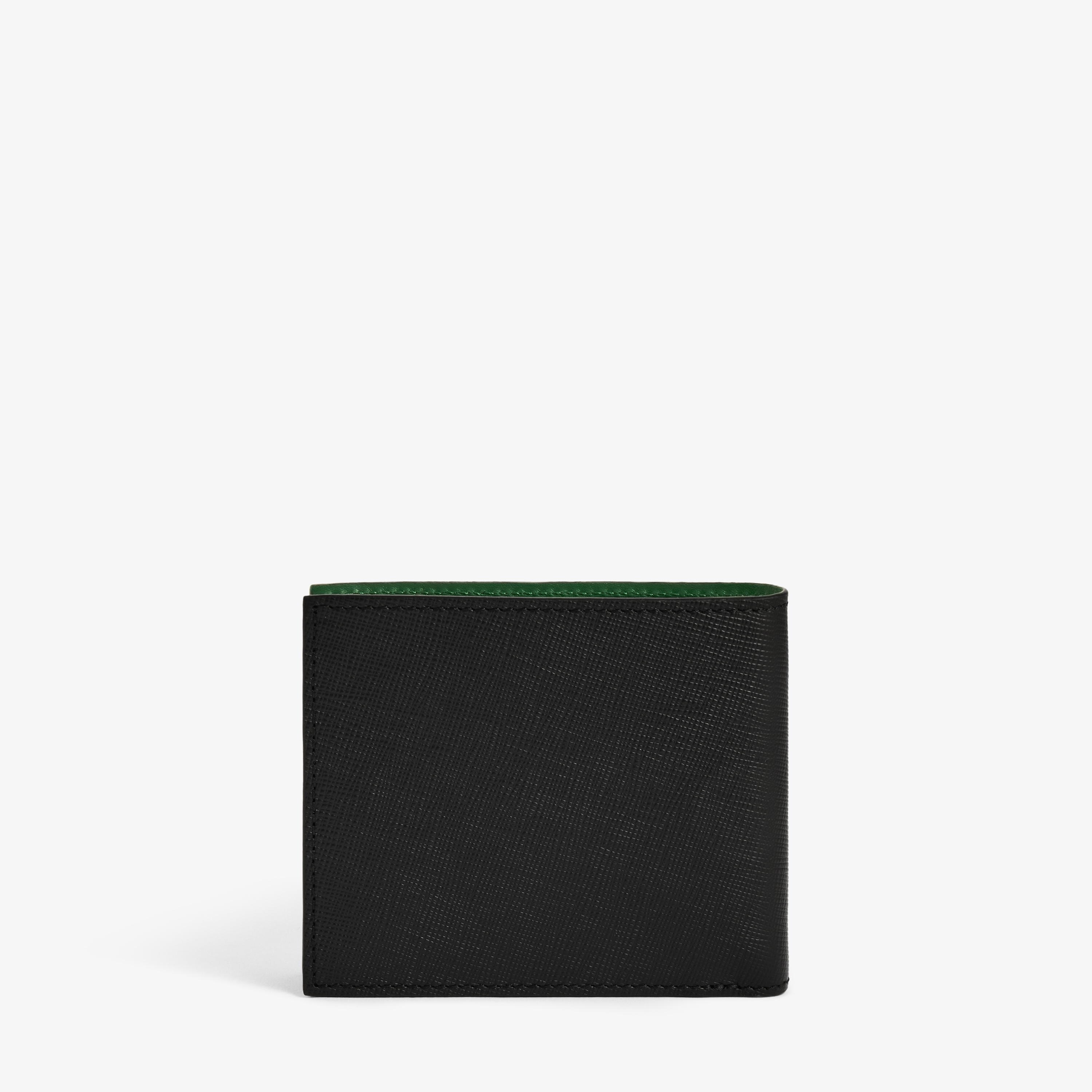 Medium black and green leather Wallet TOUS Man