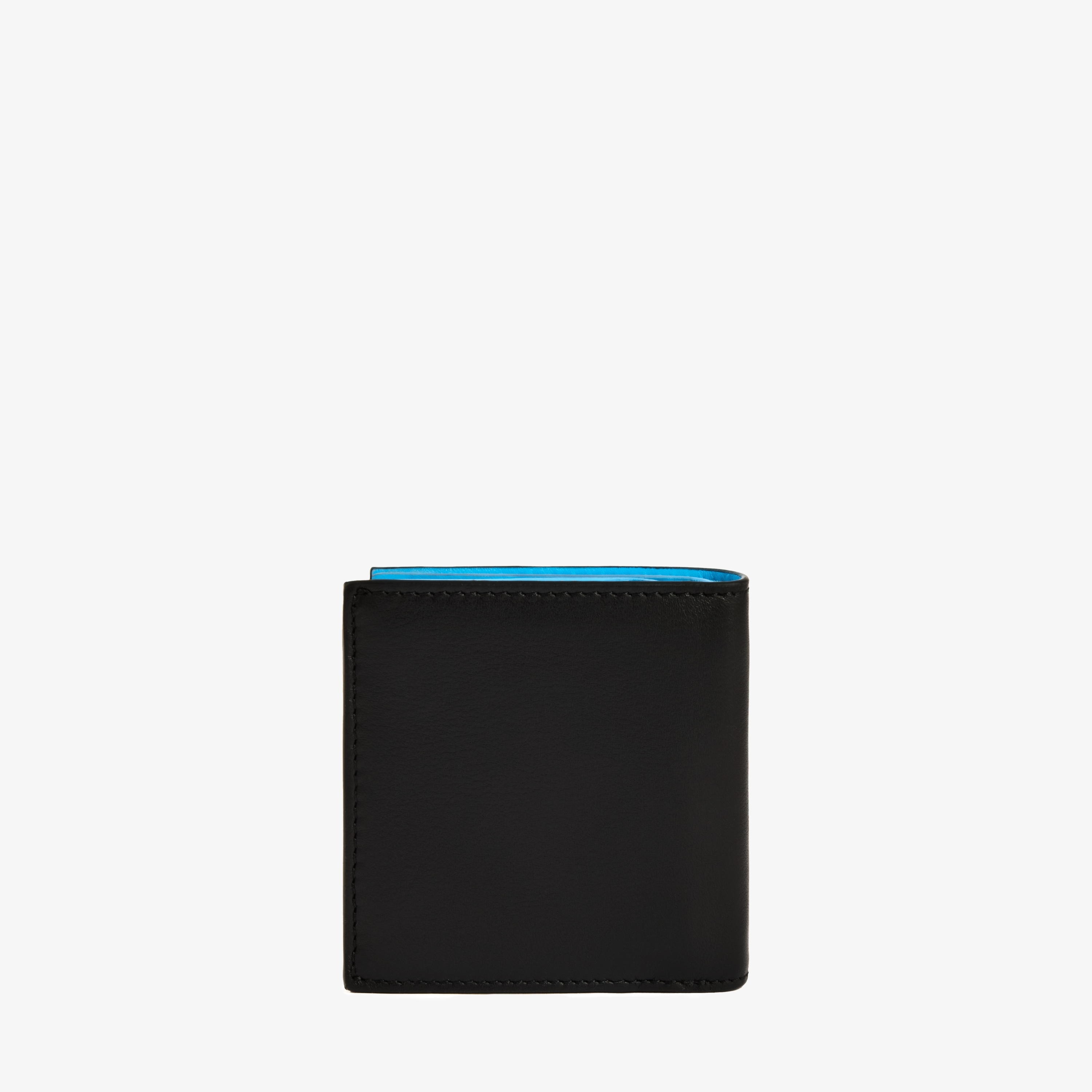 Black and blue leather Wallet-change purse TOUS Man
