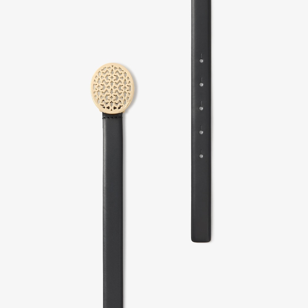 Cintur&oacute;n de piel negro 890 mm TOUS Bear Shock