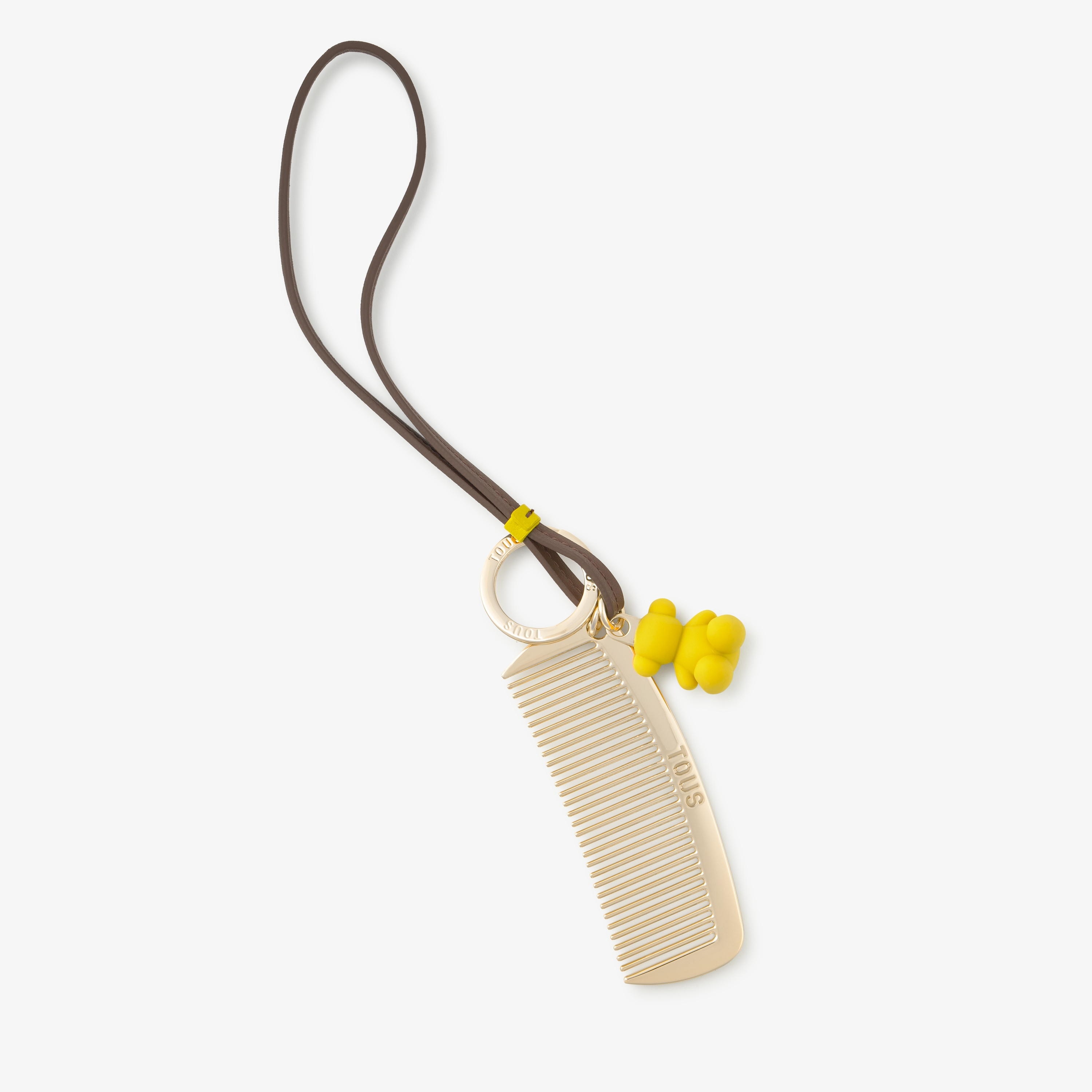Brown bear and comb Charm TOUS Llaveros