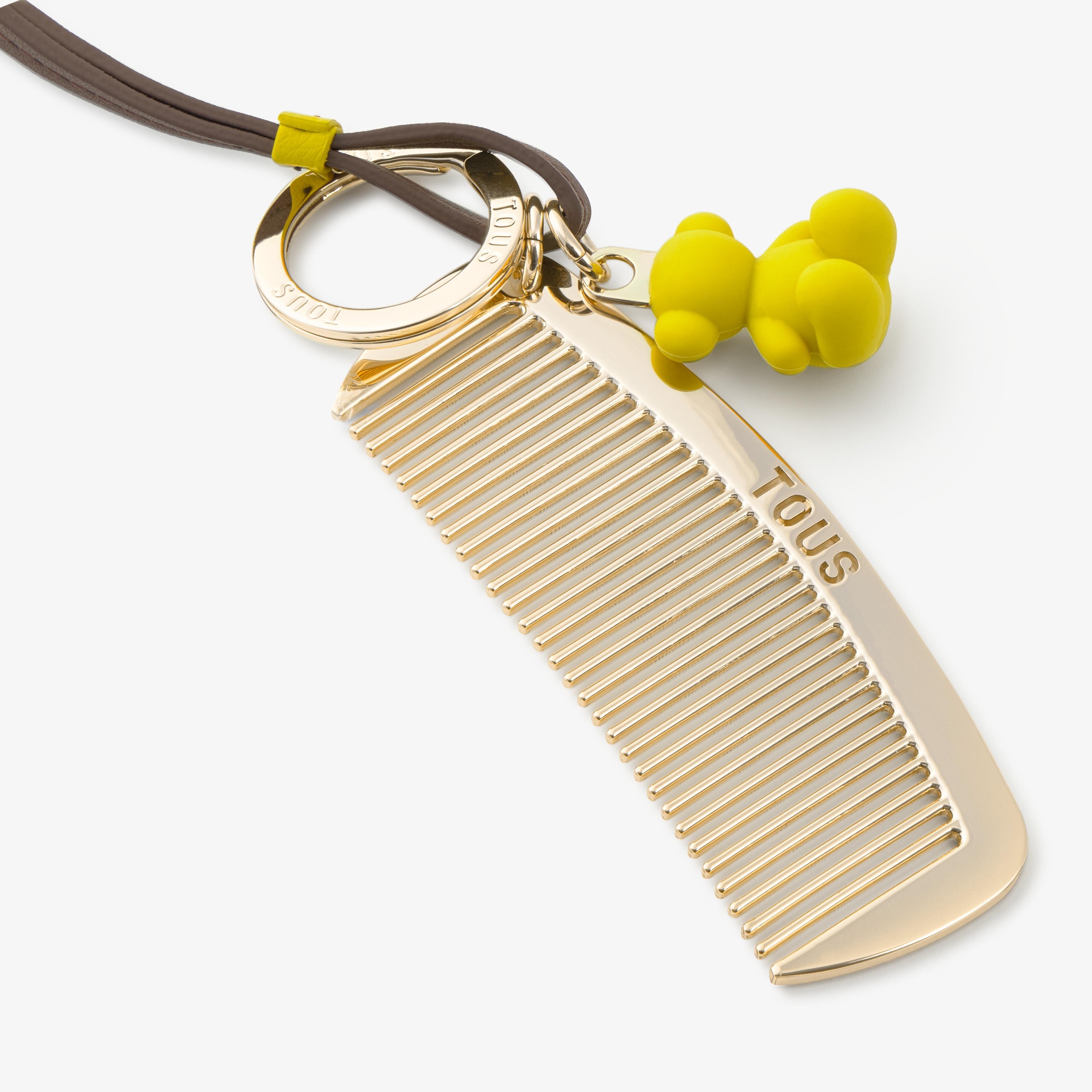 Brown bear and comb Charm TOUS Llaveros