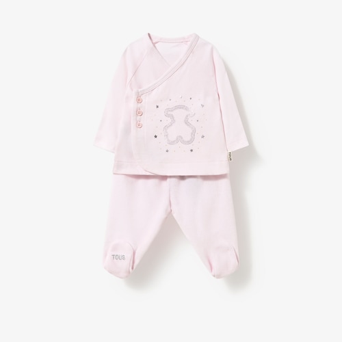 Pink Glitter baby outfit