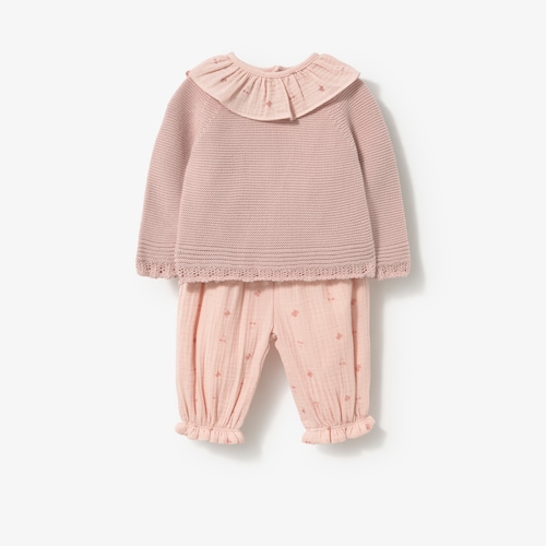 Conjunto de beb&eacute; ni&ntilde;a Pink rosa