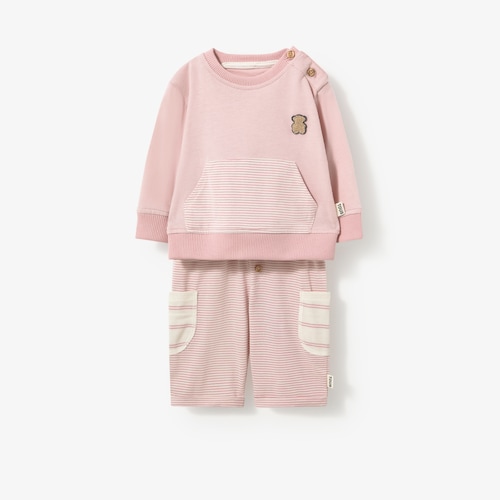 Risc pink sports-style baby outfit