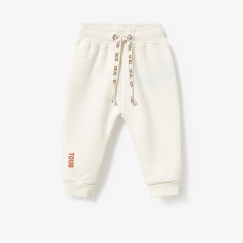 Pantal&oacute;n deportivo liso Casual crudo