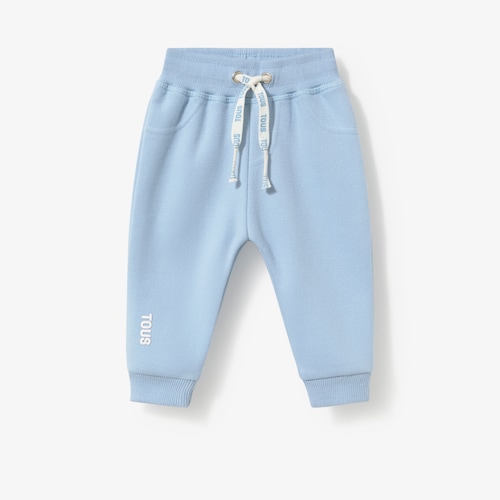 Pantal&oacute;n deportivo liso Casual azul celeste