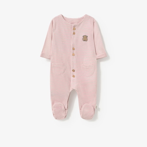 Risc pink baby romper