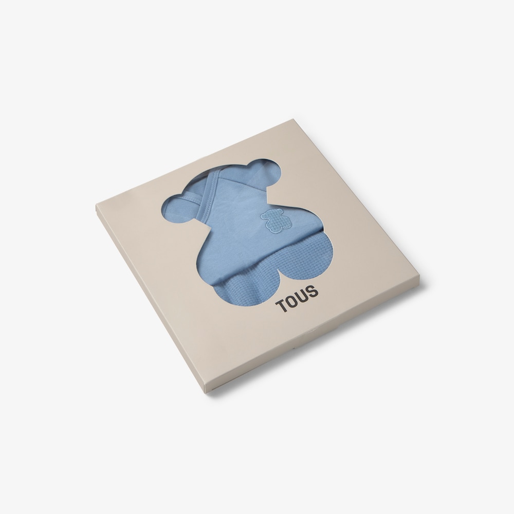Blue Const cross-over baby set