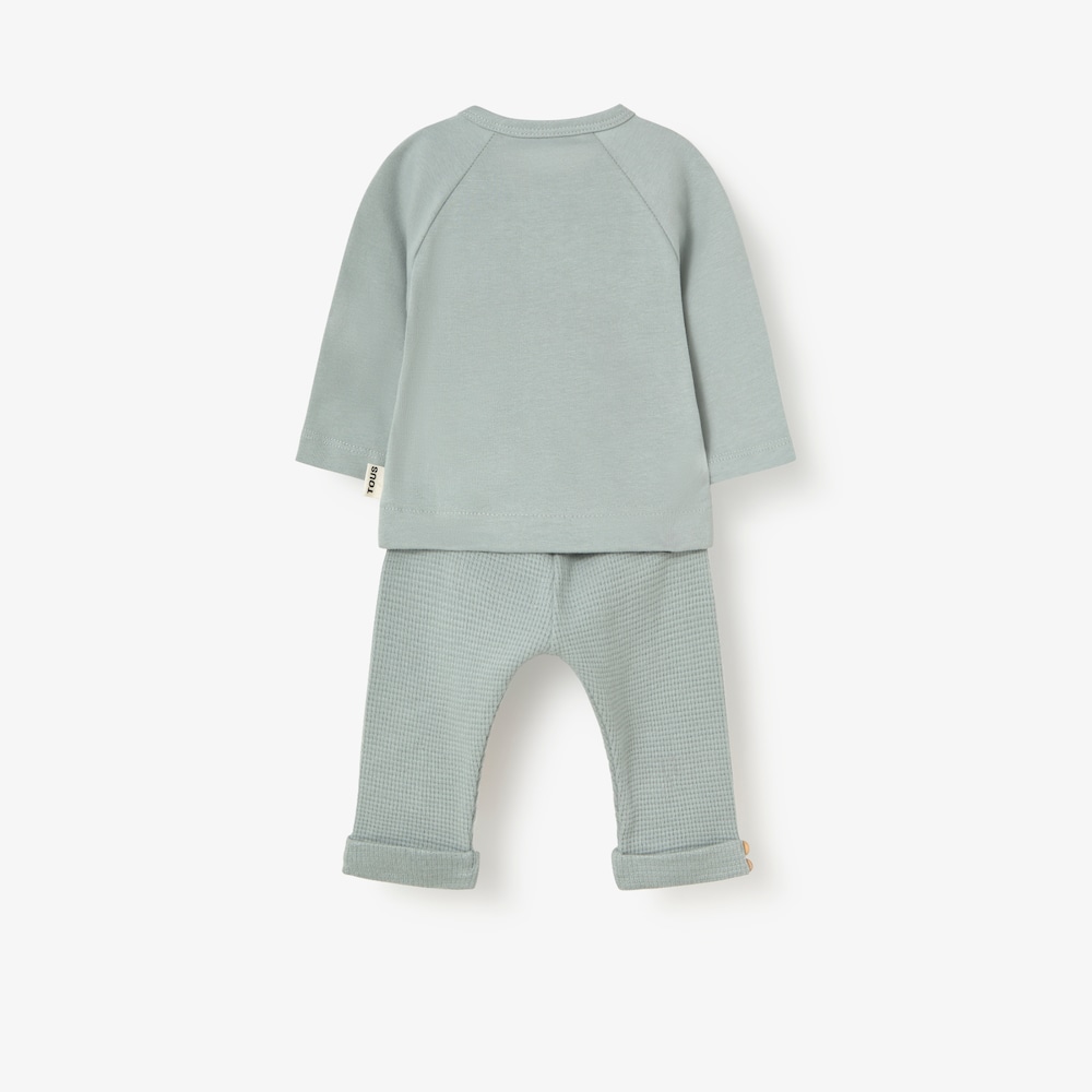Green Const cross-over baby set