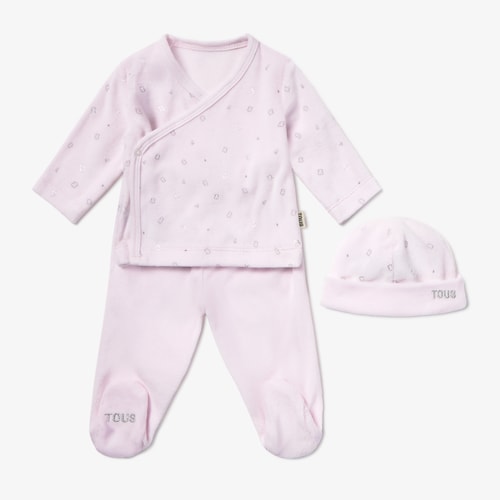 Set de nad&oacute; per a primera posada Glitter rosa
