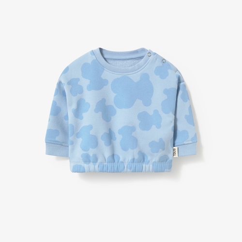Sudadera osos Casual azul celeste